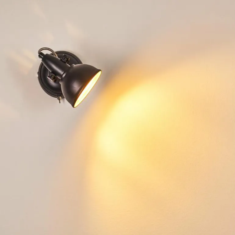 Applique murale Tina Noir, 1 lumière