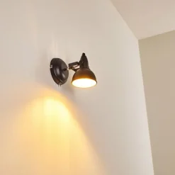 Applique murale Tina Noir, 1 lumière