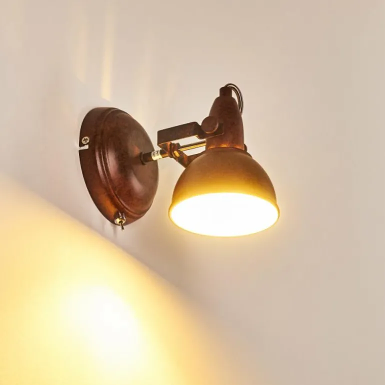 Applique murale Tina Rouille, 1 lumière