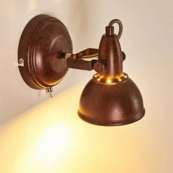 Applique murale Tina Rouille, 1 lumière