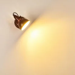 Applique murale Tina Rouille, 1 lumière