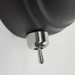 Applique murale Tita Chrome, Noir, 1 lumière