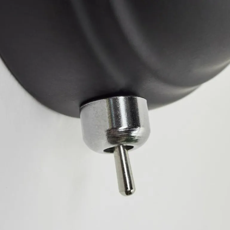 Applique murale Tita Chrome, Noir, 1 lumière