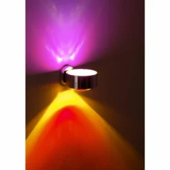 Applique murale Top Light PukMaxxWall LED Chrome, 2 lumières