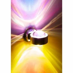 Applique murale Top-Light PukWall LED Chrome, 2 lumières