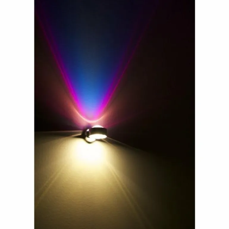 Applique murale TopLight PukWall Chrome, 1 lumière