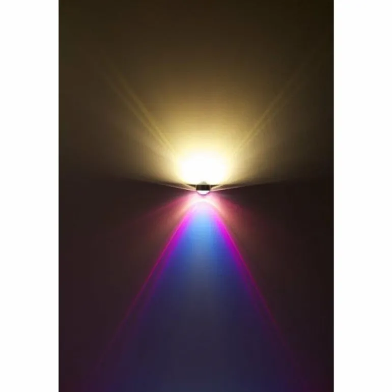 Applique murale TopLight PukWall Chrome, 1 lumière