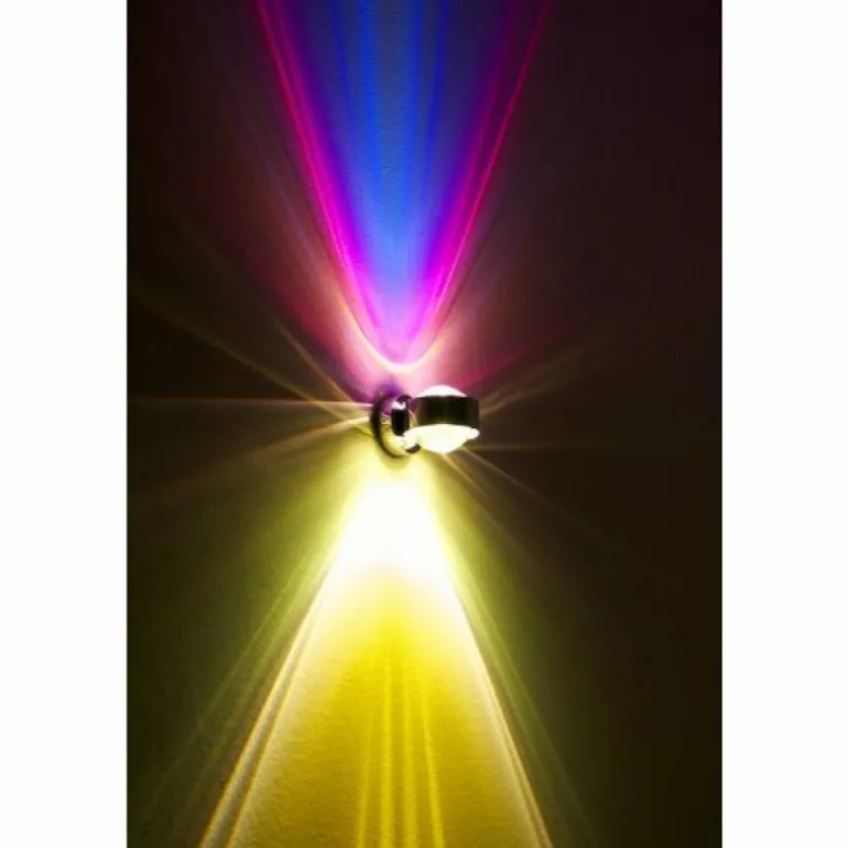 Applique murale Top-Light PukWall LED Noir, 2 lumières