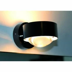 Applique murale Top-Light PukWall LED Noir, 2 lumières