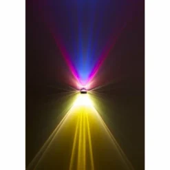 Applique murale Top-Light PukWall LED Noir, 2 lumières