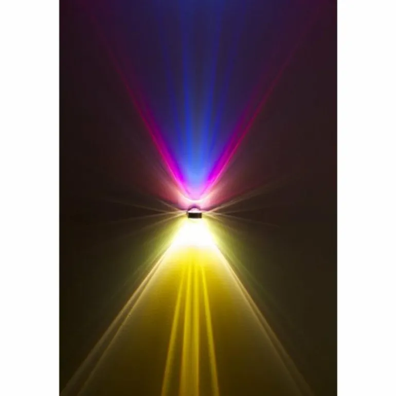 Applique murale Top-Light PukWall LED Noir, 2 lumières