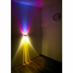 Applique murale Top-Light PukWall LED Noir, 2 lumières