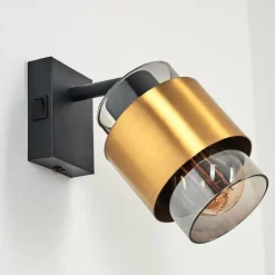 Applique murale Traak Noir, 1 lumière