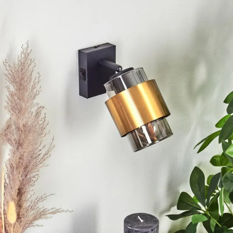 Applique murale Traak Noir, 1 lumière