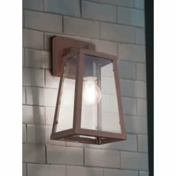 Applique murale Trio Arkansas Rouille, 1 lumière