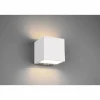 Applique murale Trio Figo LED Blanc, 1 lumière, Télécommandes, Changeur de couleurs
