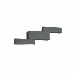 Applique murale Trio PADMA LED Anthracite, 2 lumières