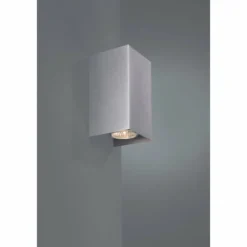 Applique murale Trio-Leuchten Enrico Nickel mat, 2 lumières