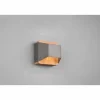 Applique murale Trio-Leuchten Arino LED Brun foncé, Nickel mat, 1 lumière