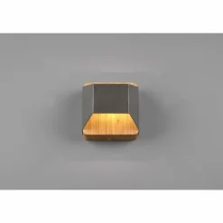 Applique murale Trio-Leuchten Arino LED Brun foncé, Nickel mat, 1 lumière