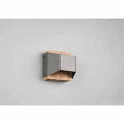 Applique murale Trio-Leuchten Arino LED Brun foncé, Nickel mat, 1 lumière