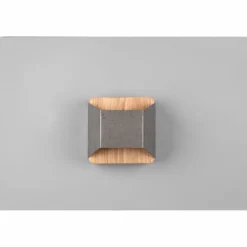 Applique murale Trio-Leuchten Arino LED Brun foncé, Nickel mat, 1 lumière