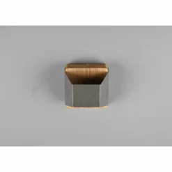 Applique murale Trio-Leuchten Arino LED Brun foncé, Nickel mat, 1 lumière