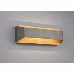 Applique murale Trio-Leuchten Arino LED Brun foncé, Nickel mat, 1 lumière