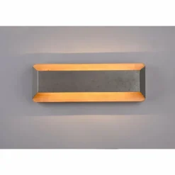 Applique murale Trio-Leuchten Arino LED Brun foncé, Nickel mat, 1 lumière