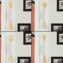 Applique murale Tulla Blanc, 2 lumières