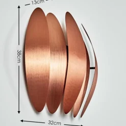 Applique murale Tulpio Cuivre, 2 lumières