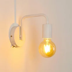 Applique murale Valocolla Blanc, 1 lumière