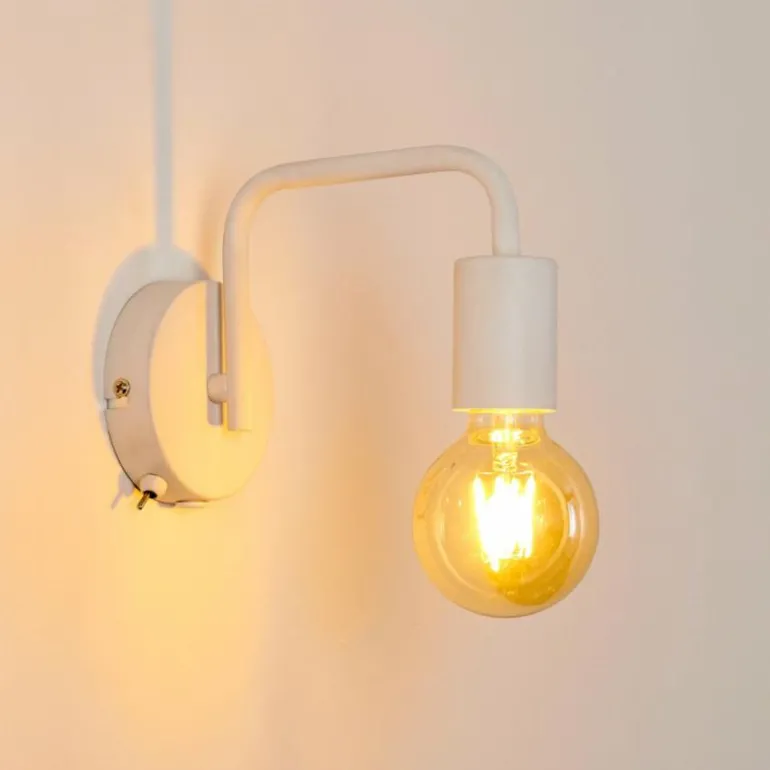 Applique murale Valocolla Blanc, 1 lumière