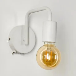 Applique murale Valocolla Blanc, 1 lumière