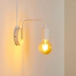 Applique murale Valocolla Blanc, 1 lumière