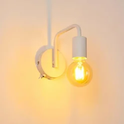 Applique murale Valocolla Blanc, 1 lumière