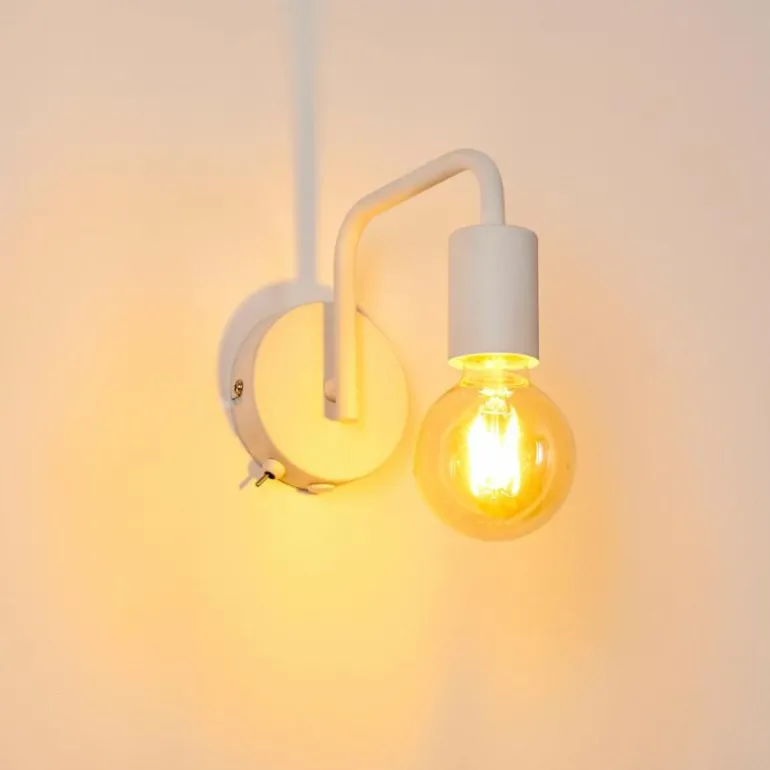 Applique murale Valocolla Blanc, 1 lumière