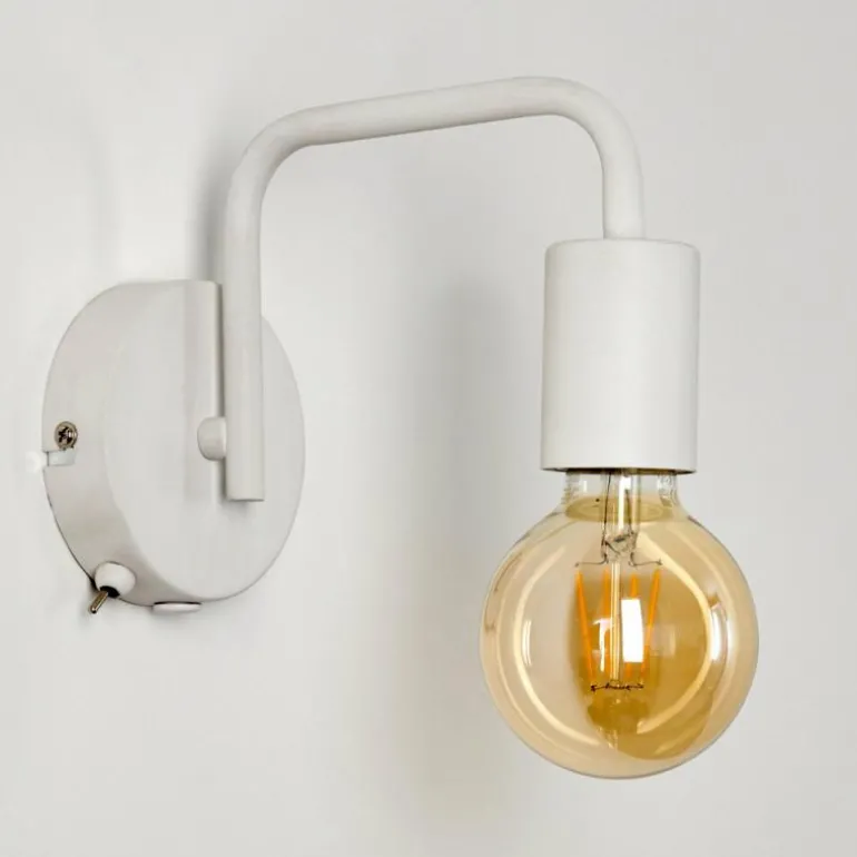 Applique murale Valocolla Blanc, 1 lumière