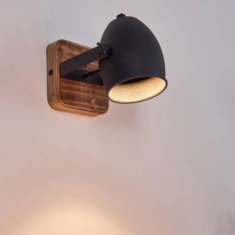 Applique murale Vanuatu Brun, Noir, 1 lumière