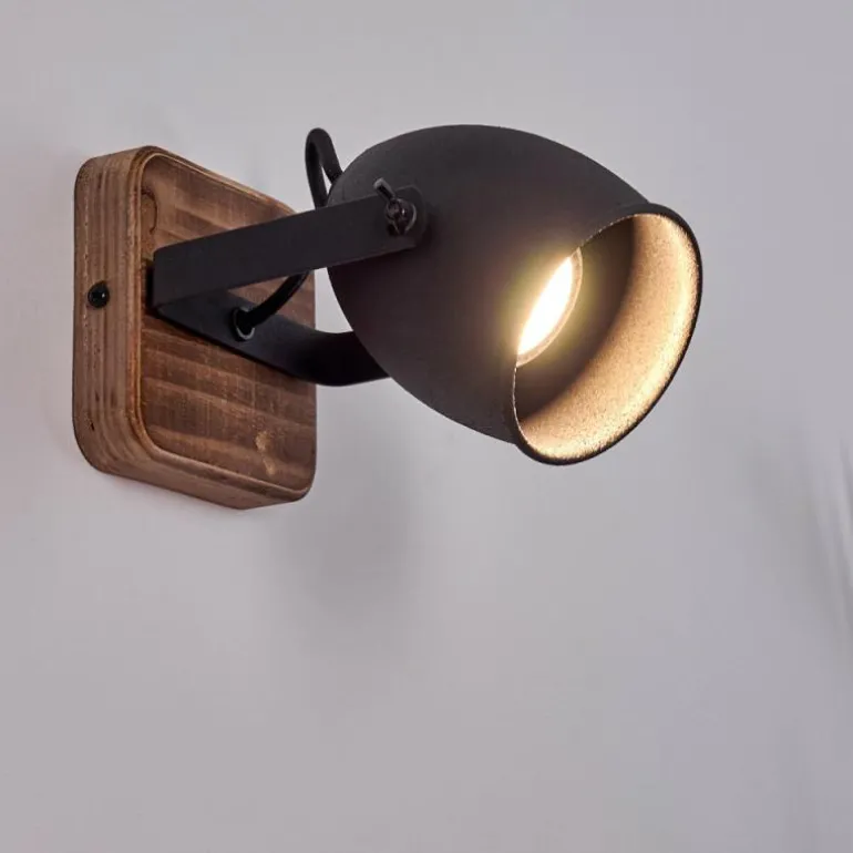 Applique murale Vanuatu Brun, Noir, 1 lumière