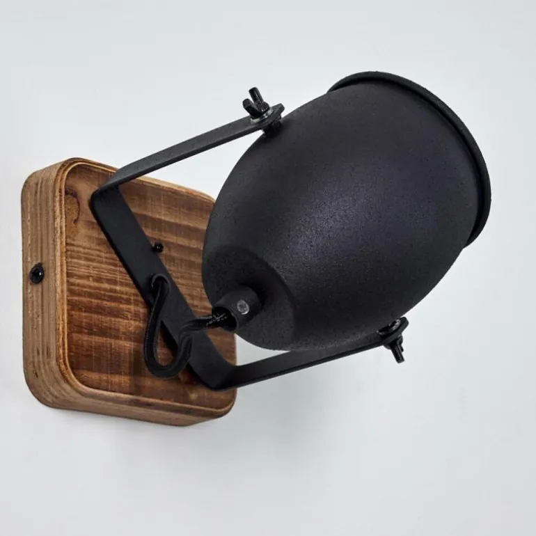 Applique murale Vanuatu Brun, Noir, 1 lumière