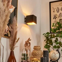 Applique murale Varco Noir, 1 lumière