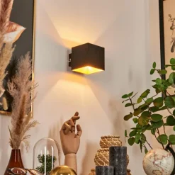 Applique murale Varco Noir, 1 lumière