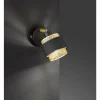 Applique murale Wofi-Leuchten GROVE Noir, 1 lumière