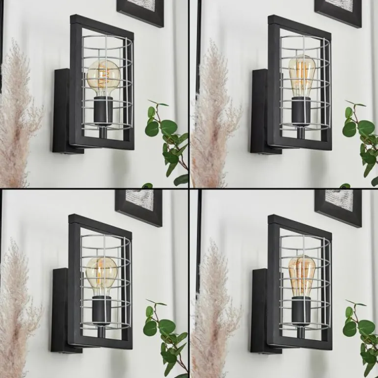 Applique murale Wynyard Noir, 1 lumière