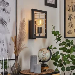 Applique murale Wynyard Noir, 1 lumière