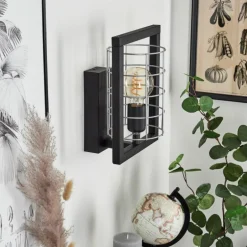 Applique murale Wynyard Noir, 1 lumière