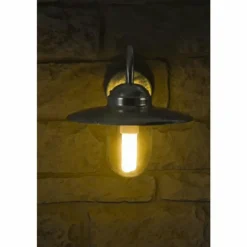 Applique Nordlux Luxembourg Acier inoxydable, Transparent, Zingué, 1 lumière, Détecteur de mouvement