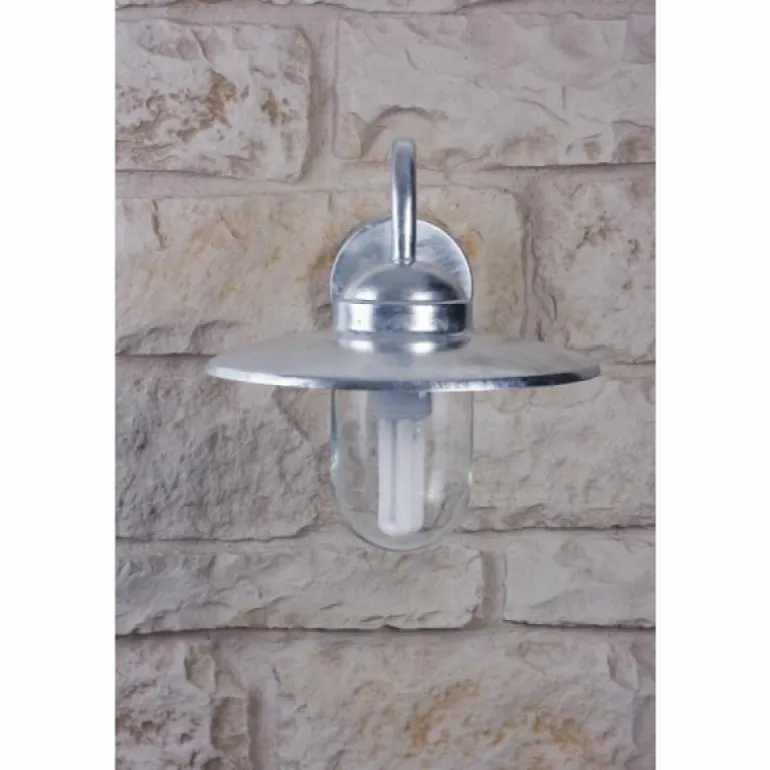 Applique Nordlux Luxembourg Acier inoxydable, Transparent, Zingué, 1 lumière, Détecteur de mouvement