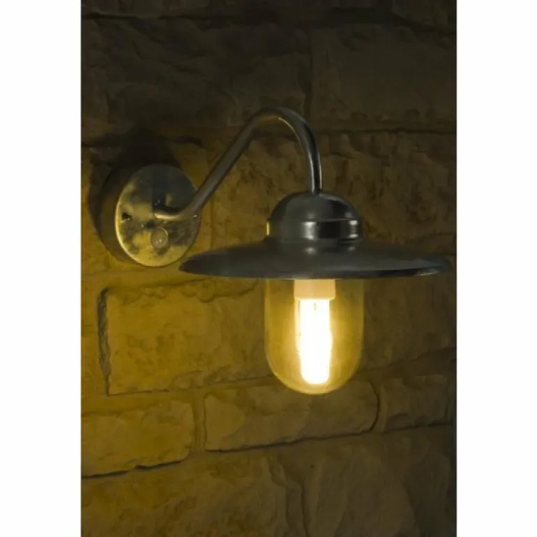 Applique Nordlux Luxembourg Acier inoxydable, Transparent, Zingué, 1 lumière, Détecteur de mouvement